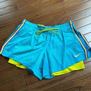 Nike Dri-Fit Running short with built in compression short
